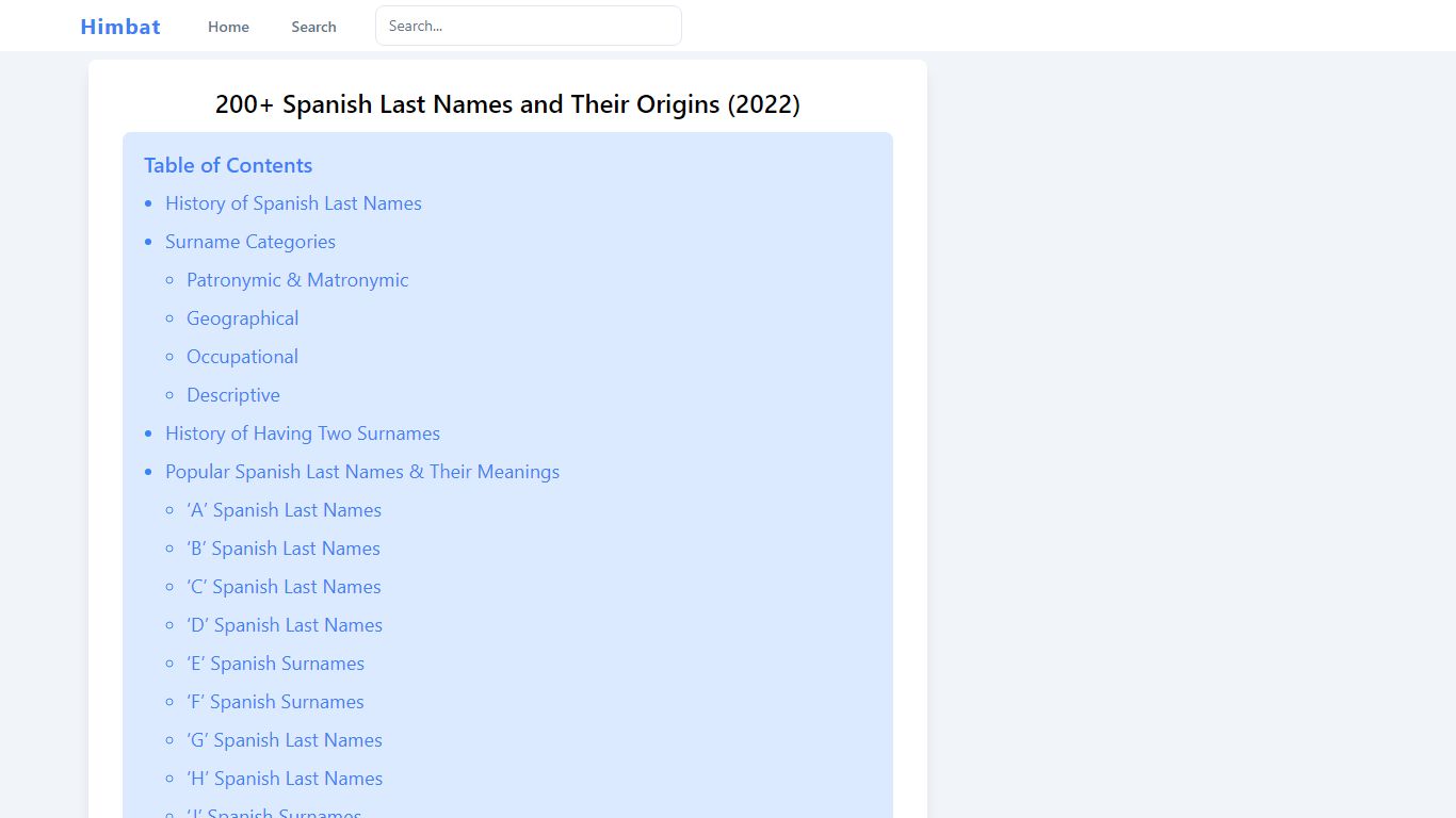 200+ Spanish Last Names and Their Origins (2022)